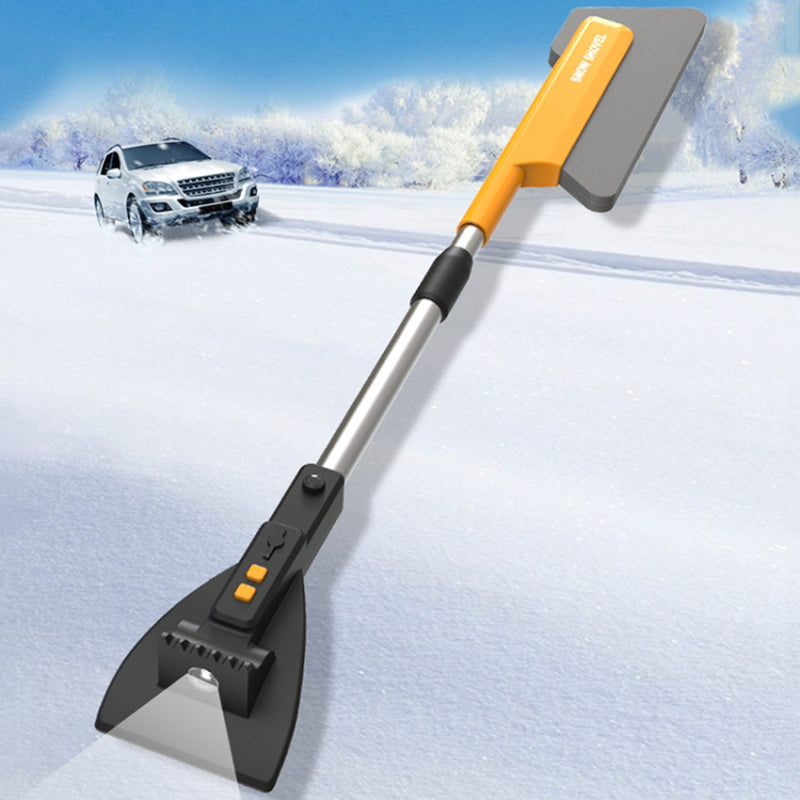 Telescopic Car Snow Shovel Defrost Deicing Brush Cleaning Tool (with Light) Telescopic Car Snow Shovel Defrost Deicing Brush Cleaning Tool (with Light)